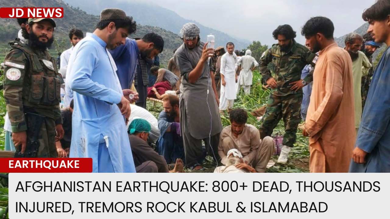 Afghanistan Earthquake Kills 800+, Thousands Injured as Tremors Felt from Kabul to Islamabad