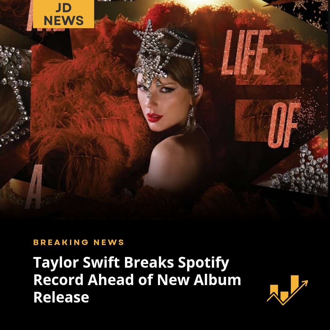 Taylor Swift Breaks Spotify Record Even Before Her New Album Release