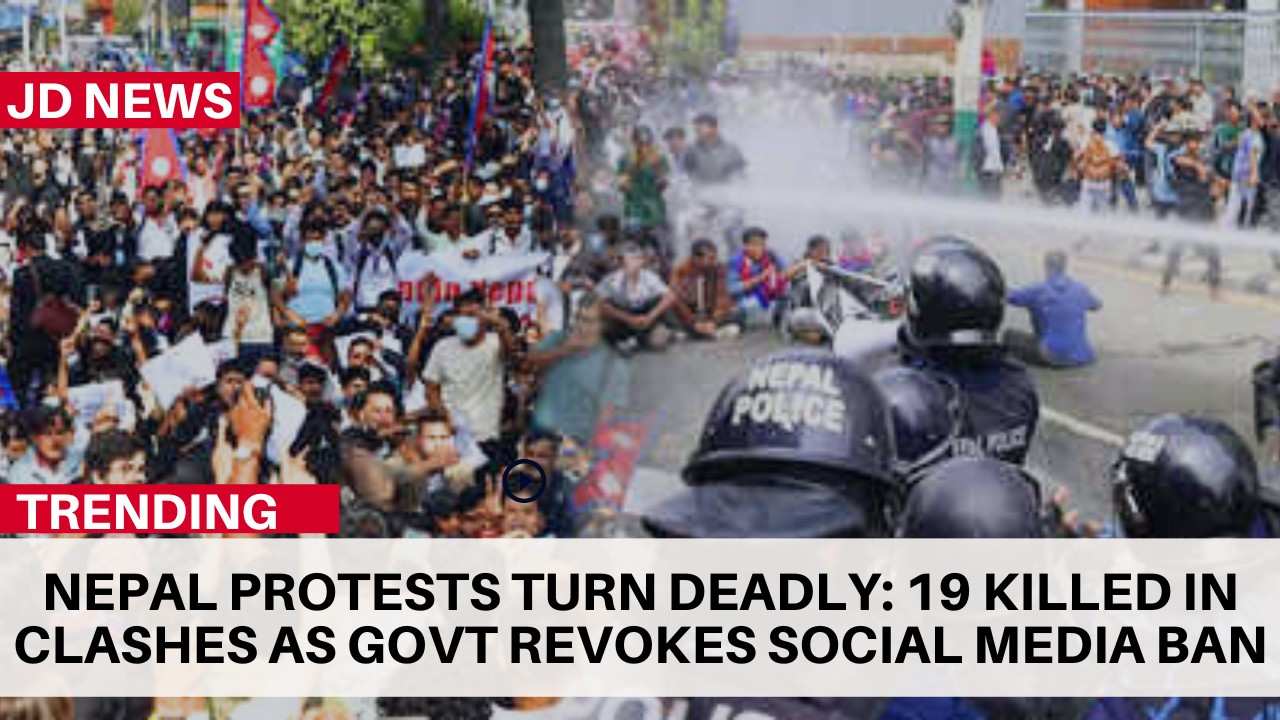 Nepal Protests Turn Deadly: 19 Killed in Clashes as Govt Revokes Social Media Ban