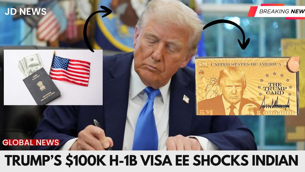 Trump Imposes $100,000 Fee on H-1B Visa Applications: What It Means for Indians & Tech Workers