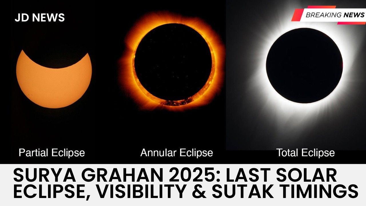 Surya Grahan 2025: Will the Last Solar Eclipse of the Year Be Visible in India? Check Sutak Timings