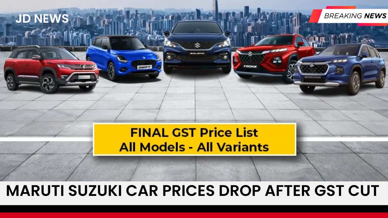 Maruti Suzuki Slashes Car Prices After GST Rate Cut – Full Updated Price List