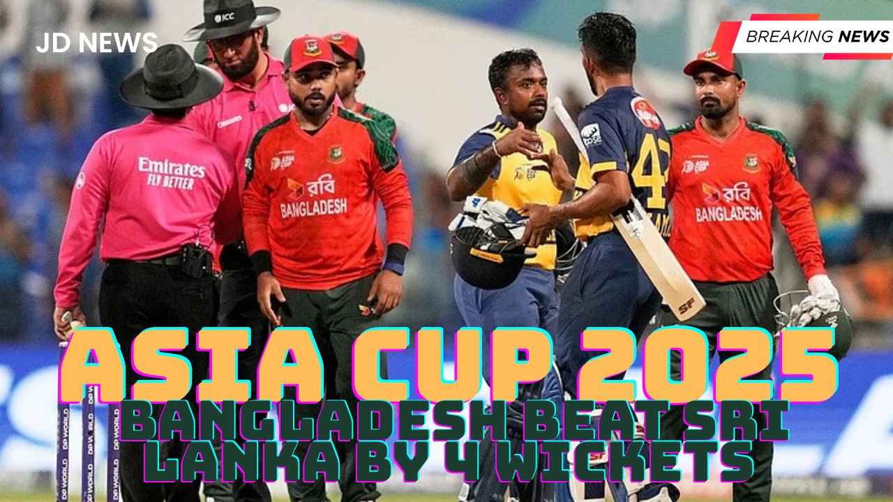 Asia Cup Super 4s: Shanaka’s Explosive 64 in Vain as Bangladesh Beat Sri Lanka by 4 Wickets