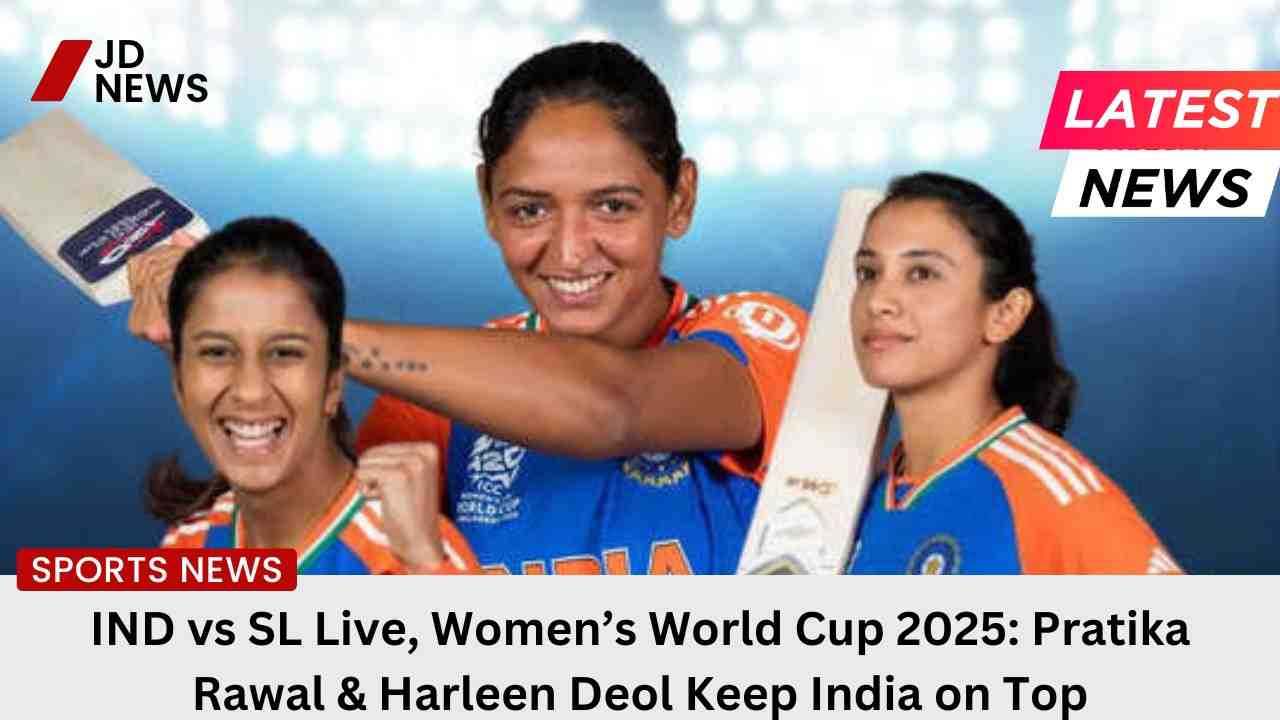 IND vs SL Live, Women’s World Cup 2025: Pratika Rawal & Harleen Deol Keep India on Top