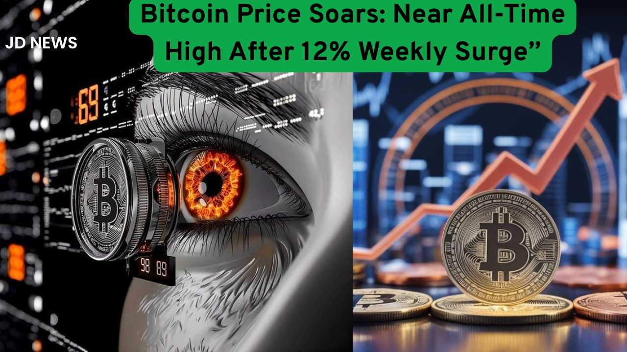 Bitcoin Price Soars: Near All-Time High After 12% Weekly Surge”