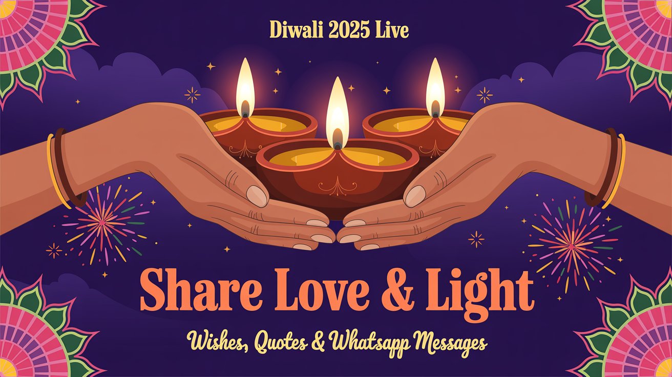 Diwali 2025 LIVE: Share Love and Light with These Warm Wishes, Quotes & WhatsApp Messages